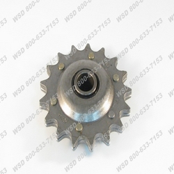 BEARING SPROCKET #50 17T 5/8''