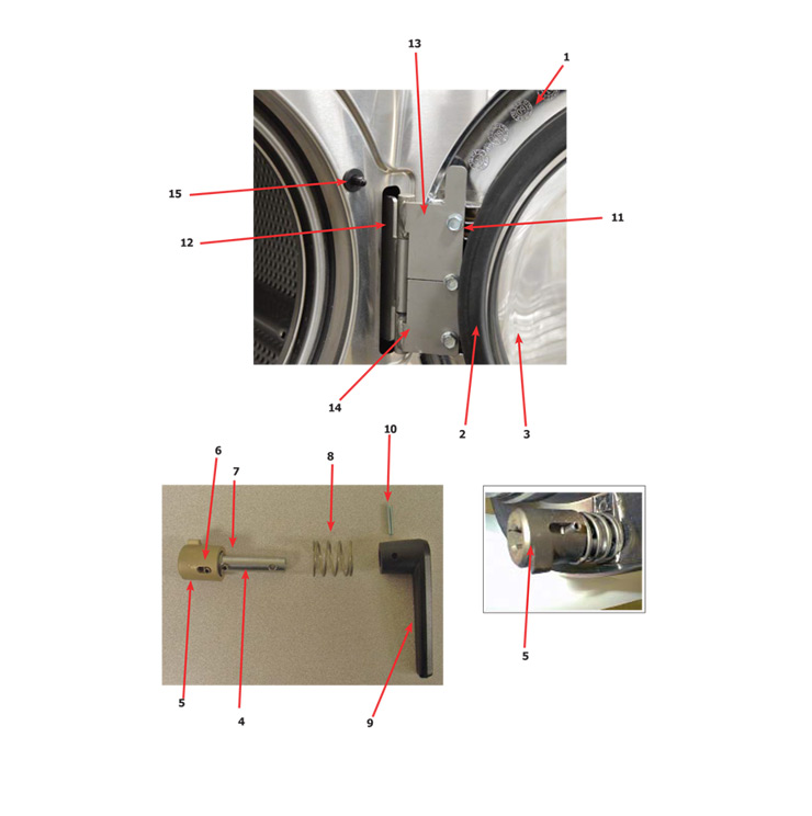 Dexter Swd Washer - Loading Door Group