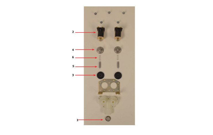 Dexter T-400 Vended Washer - Water Inlet Valve Breakdown 50Hz Model